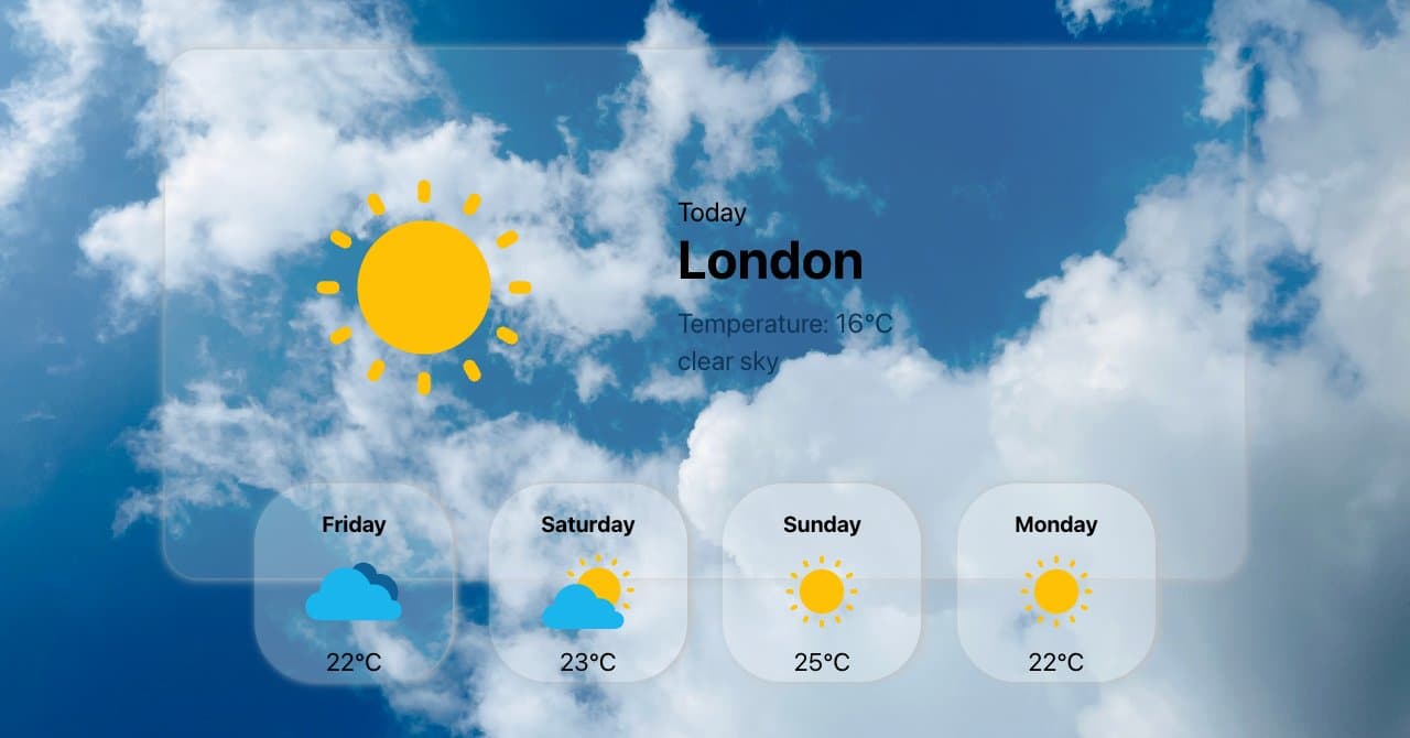 Weather App screenshot